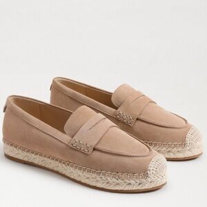 Sam Edelman, Kai Espadrille flat loafer, color Tuscan Taupe Suede, size 9